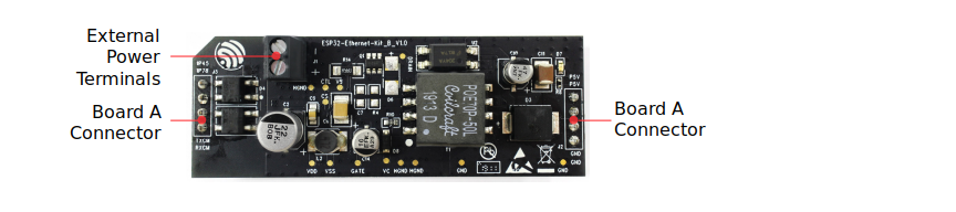 ESP32-Ethernet-Kit - PoE board (B) layout