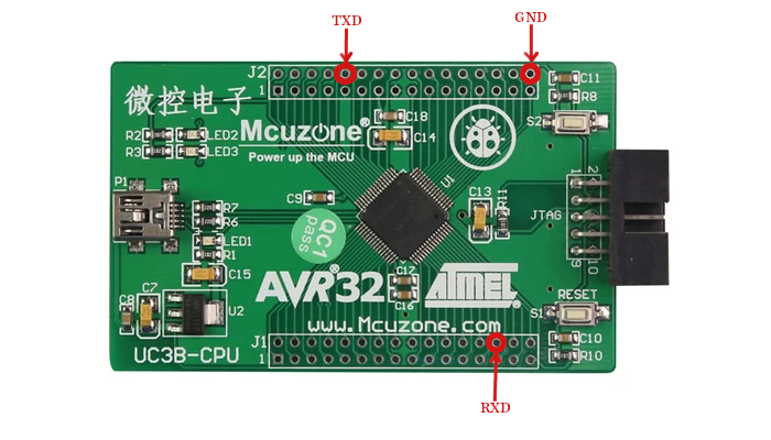 The MCUZone AVR32DEV1 board