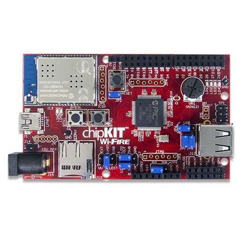 The chipKIT Wi-FIRE development board