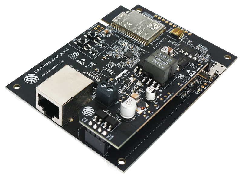 ESP32-Ethernet-Kit V1.2 Board Layout