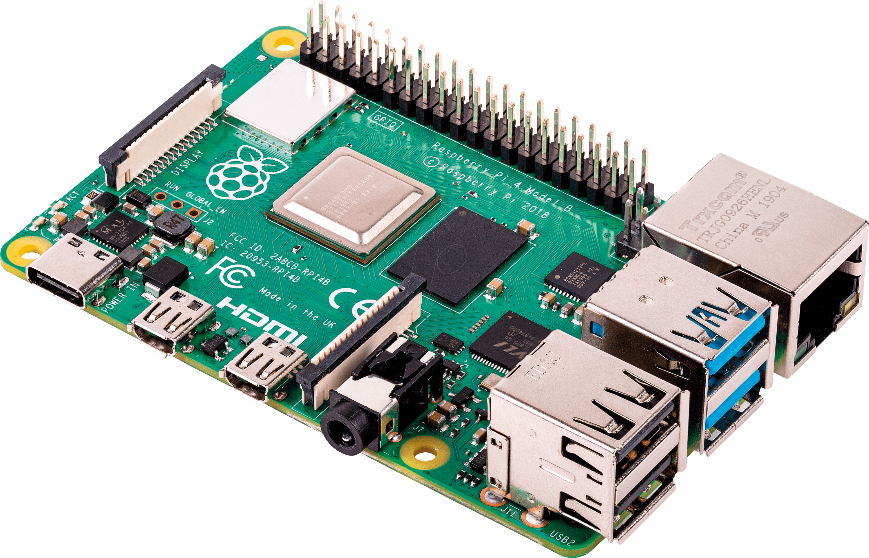 Raspberry Pi 4B board